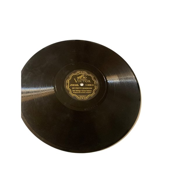 Victor Media Vintage Victor Vinyl Record When The Bloom Is On The